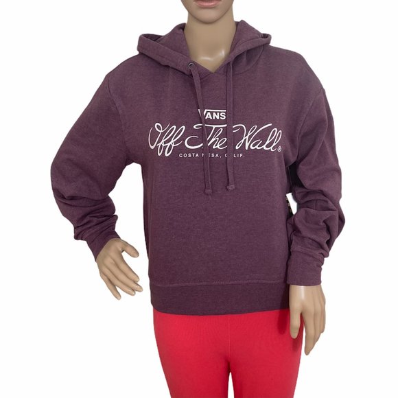 💖MEGA SALE💖VANS Scripted OTW Crop Women’s XS Pullover Sweatshirt VN0A4B1WSOH - Picture 1 of 7
